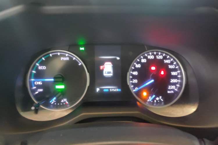 Used Toyota Wildlander 2021 Dual-Motor 2.5L E-CVT Four-Wheel Drive Luxury Edition Instrument Cluster