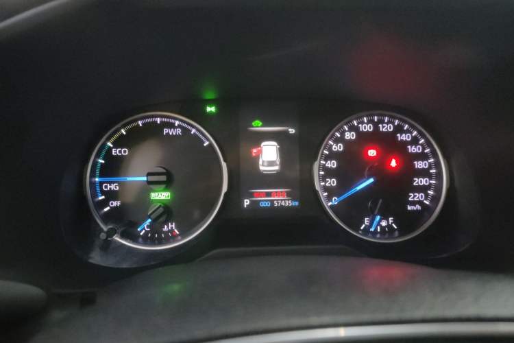 Used Toyota Wildlander 2021 Dual-Engine 2.5L E-CVT Two-Wheel Drive Luxury Edition Instrument Cluster