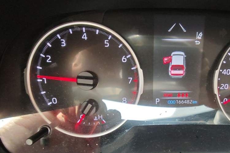Used Toyota Wildlander 2021 2.0L CVT Two-Wheel Drive Luxury Edition Odometer Close Up