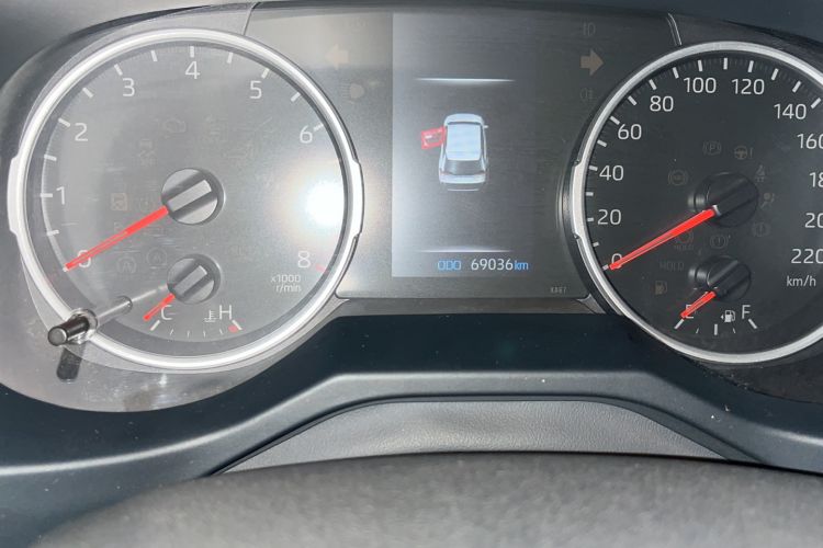 Used Toyota Wildlander 2021 2.0L CVT 4x4 Luxury Edition Odometer Close Up
