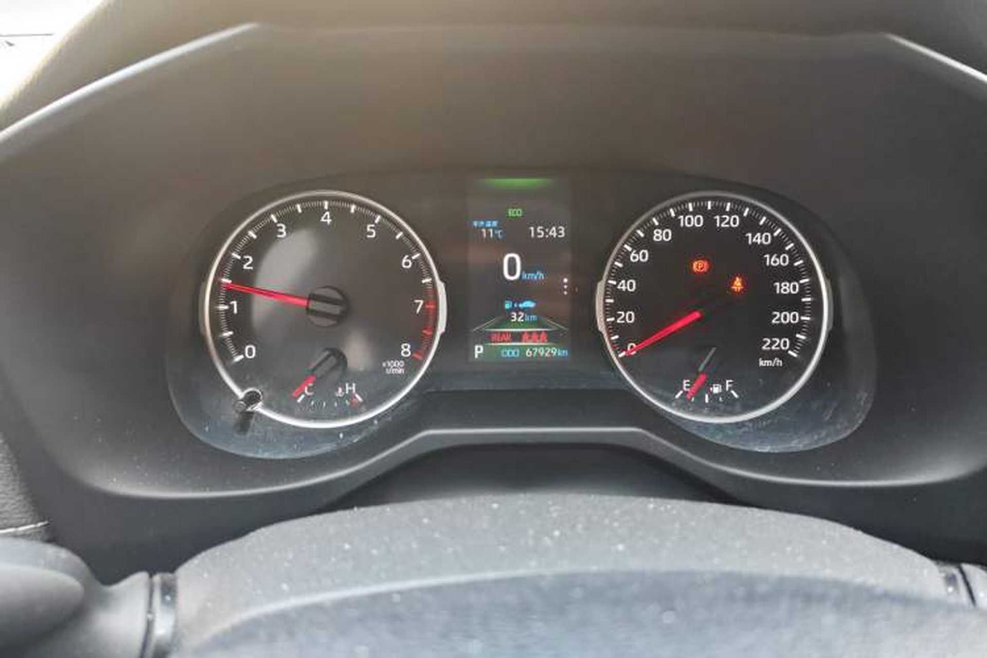 Used Toyota Wildlander 2021 2.0L CVT Two-Wheel Drive Luxury Edition Odometer Close Up