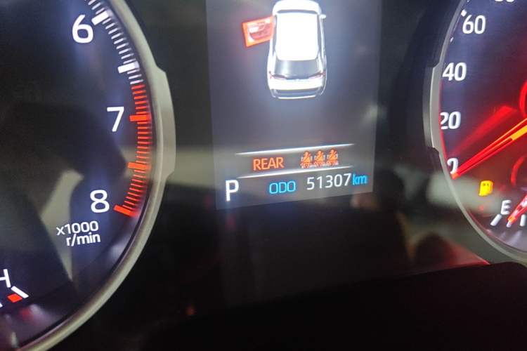 Used Toyota Wildlander 2021 2.0L CVT Two-Wheel Drive Luxury Edition Odometer Close Up