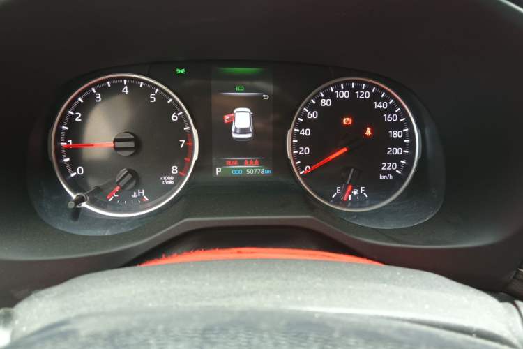 Used Toyota Wildlander 2021 2.0L CVT Two-Wheel Drive Luxury Edition Odometer Close Up