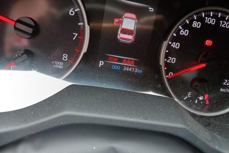 Used Toyota Wildlander 2021 2.0L CVT 4x4 Luxury Edition Odometer Close Up