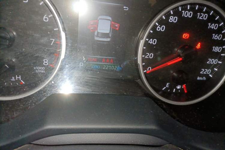 Used Toyota Wildlander 2021 2.0L CVT Two-Wheel Drive Luxury Edition Odometer Close Up