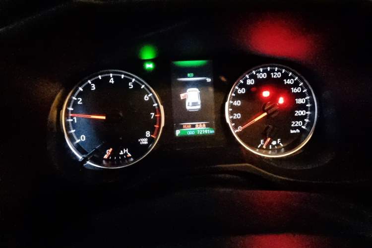 Used Toyota Wildlander 2022 2.0L CVT Four-Wheel Drive Luxury Edition Odometer Close Up