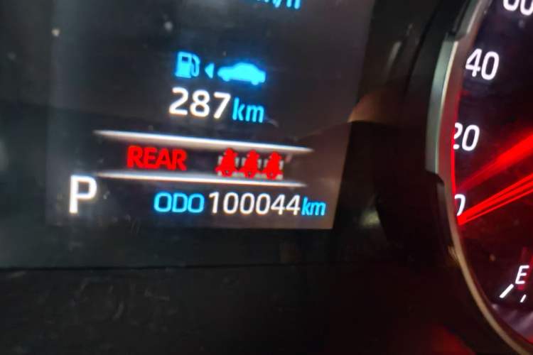 Used Toyota Wildlander 2022 2.0L CVT Two-Wheel Drive Luxury Edition Odometer Close Up