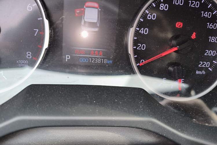 Used Toyota Wildlander 2022 2.0L CVT Two-Wheel Drive Luxury Edition Odometer Close Up