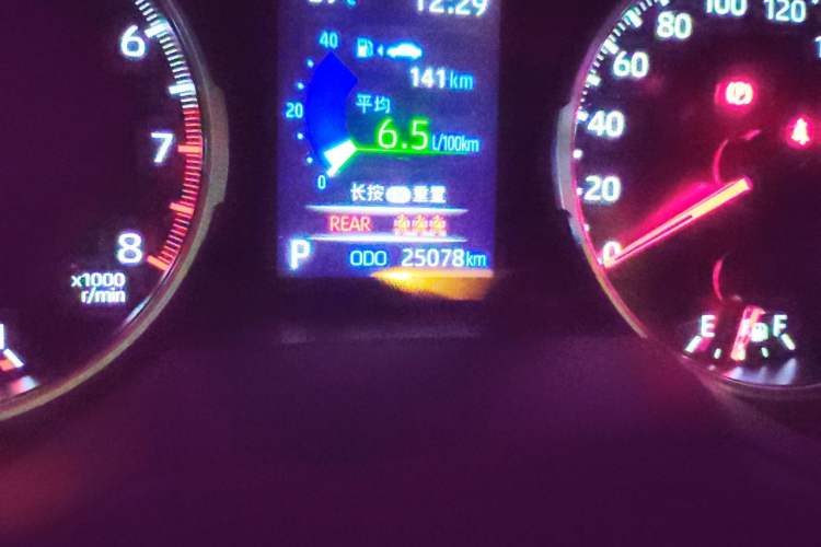 Used Toyota Wildlander 2022 Updated Version 2.0L CVT Two-Wheel Drive Leading Edition Odometer Close Up