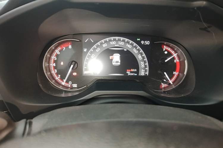 Used Toyota Wildlander 2022 2.0L CVT Two-Wheel Drive Knight Edition Odometer Close Up