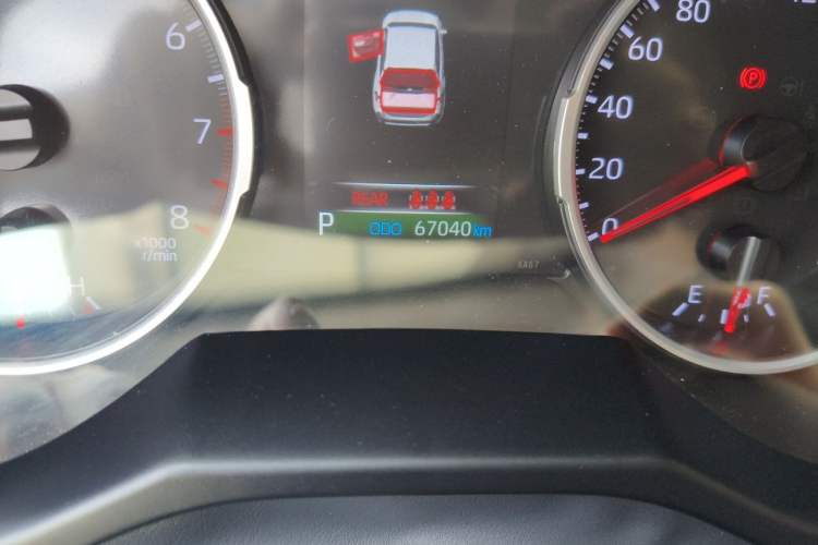 Used Toyota Wildlander 2022 2.0L CVT Two-Wheel Drive Luxury Edition Odometer Close Up