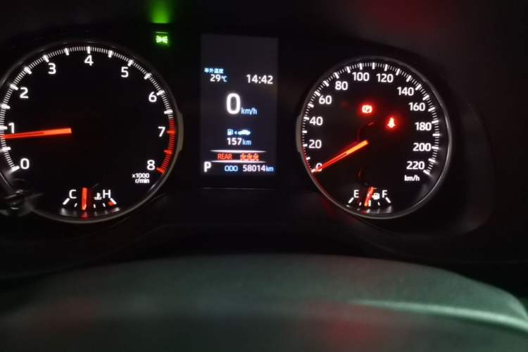 Used Toyota Wildlander 2022 2.0L CVT Two-Wheel Drive Luxury PLUS Edition Odometer Close Up