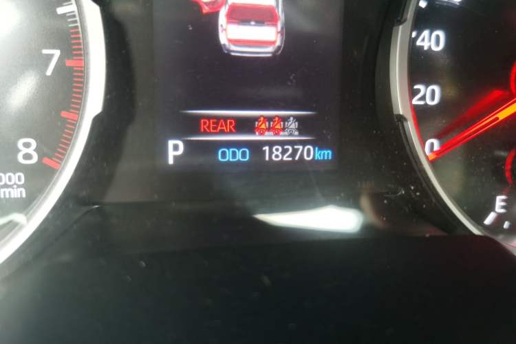 Used Toyota Wildlander 2022 2.0L CVT Two-Wheel Drive Urban Edition Odometer Close Up