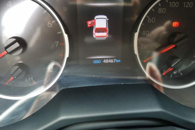 Used Toyota Wildlander 2022 2.0L CVT Two-Wheel Drive Luxury Edition Odometer Close Up
