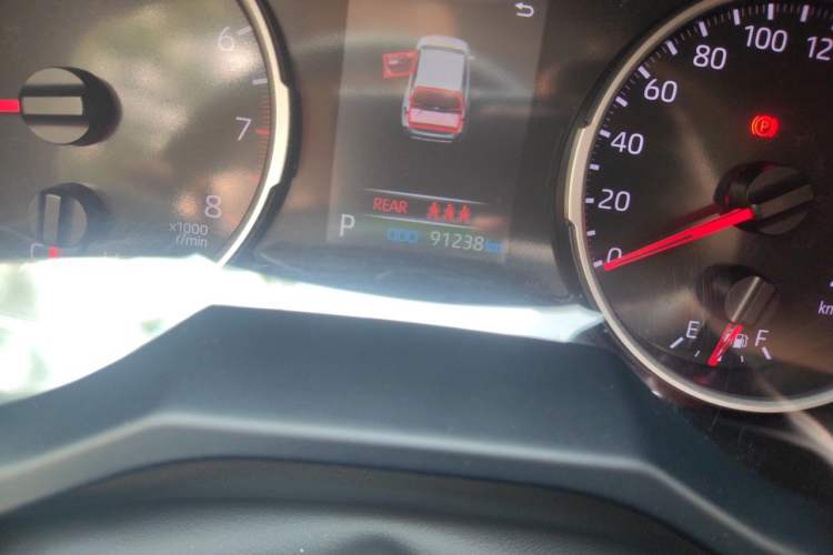 Used Toyota Wildlander 2022 2.0L CVT Two-Wheel Drive Luxury PLUS Edition Odometer Close Up