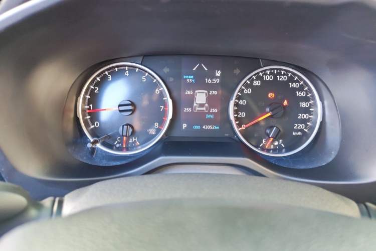 Used Toyota Wildlander 2022 2.0L CVT Four-Wheel Drive Luxury Edition Odometer Close Up