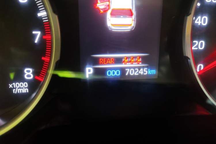 Used Toyota Wildlander 2022 2.0L CVT Two-Wheel Drive Urban Edition Odometer Close Up