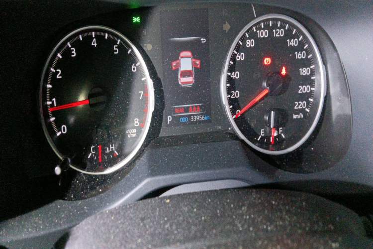 Used Toyota Wildlander 2022 2.0L CVT Two-Wheel Drive Luxury PLUS Edition Odometer Close Up