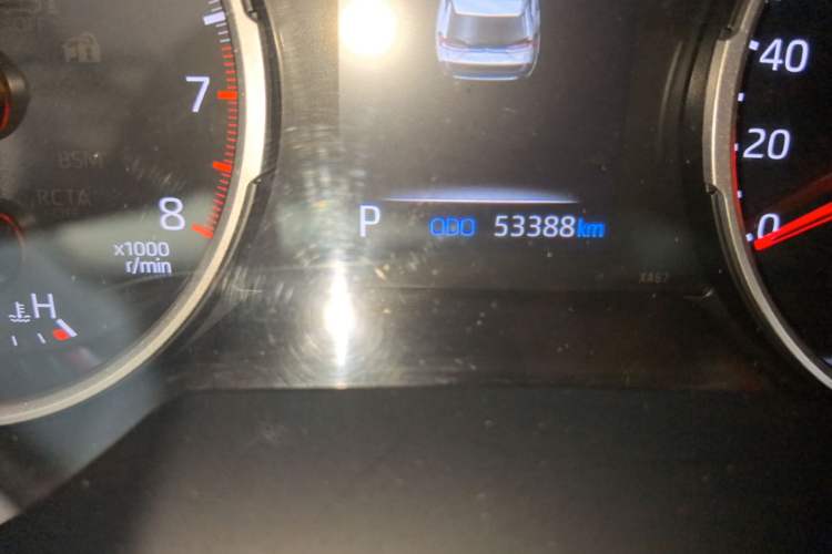 Used Toyota Wildlander 2022 2.0L CVT Two-Wheel Drive Luxury PLUS Edition Odometer Close Up