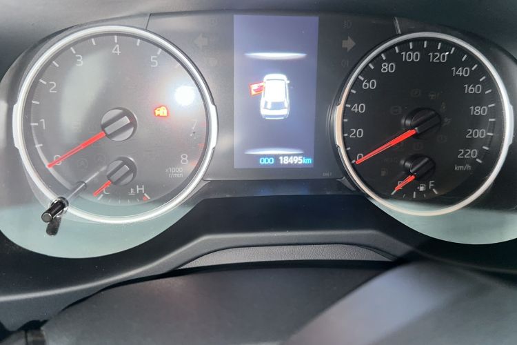 Used Toyota Wildlander 2022 Updated Version 2.0L CVT Two-Wheel Drive Leading Edition Odometer Close Up