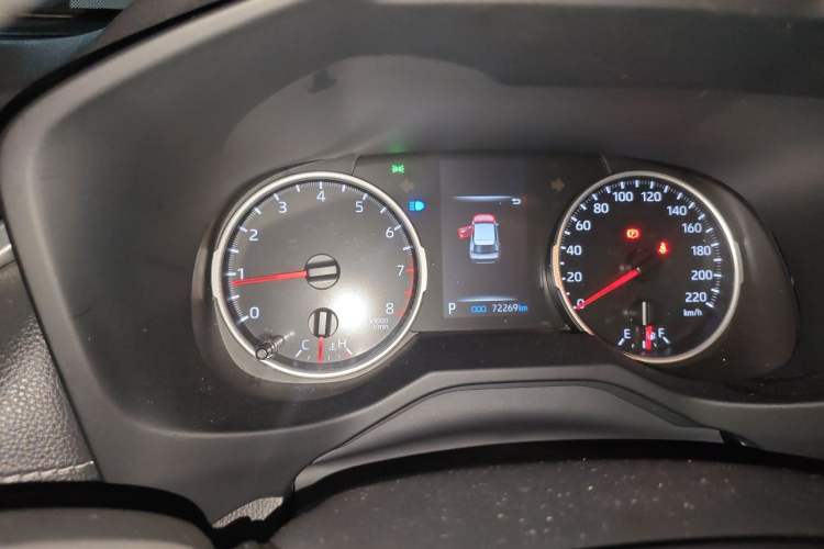 Used Toyota Wildlander 2022 2.0L CVT Two-Wheel Drive Luxury PLUS Edition Odometer Close Up