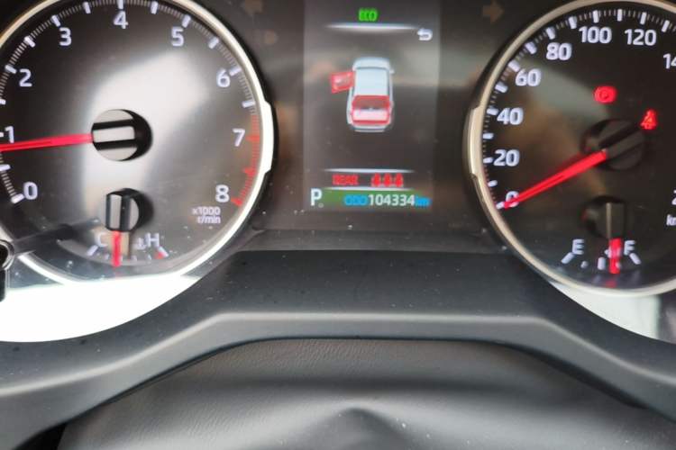 Used Toyota Wildlander 2022 2.0L CVT 4x4 Luxury PLUS Edition Odometer Close Up