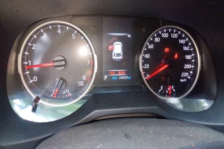 Used Toyota Wildlander 2022 Updated Version 2.0L CVT Two-Wheel Drive Leading Edition Odometer Close Up