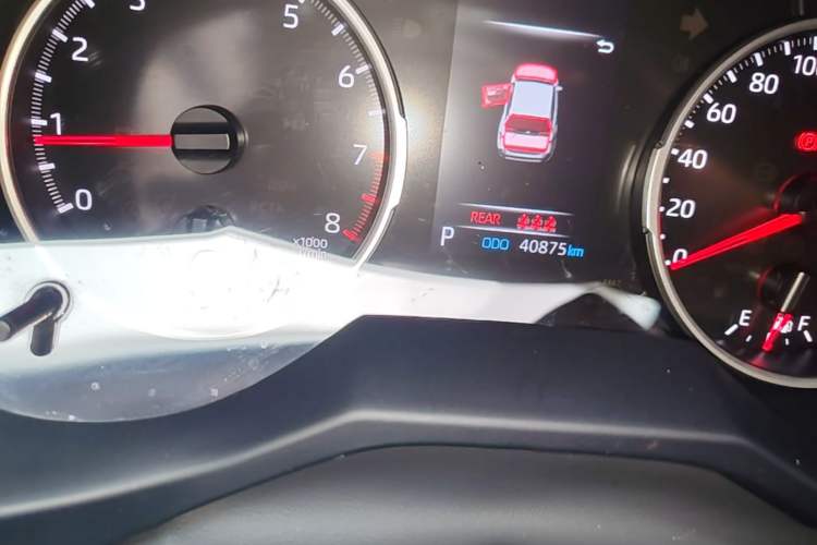 Used Toyota Wildlander 2022 2.0L CVT Two-Wheel Drive Luxury PLUS Edition Odometer Close Up