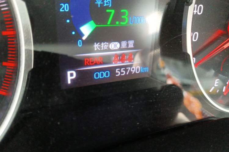 Used Toyota Wildlander 2022 2.0L CVT Two-Wheel Drive Luxury Edition Odometer Close Up
