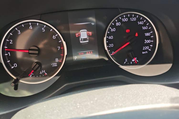 Used Toyota Wildlander 2022 2.0L CVT 4x4 Luxury PLUS Edition Odometer Close Up