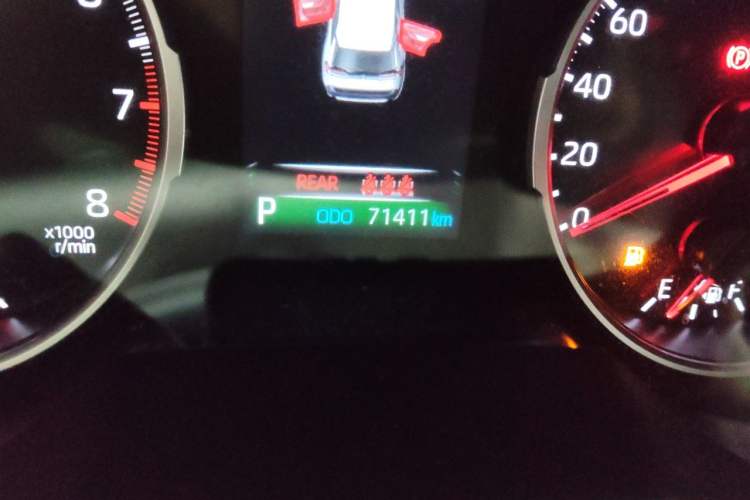 Used Toyota Wildlander 2022 2.0L CVT Two-Wheel Drive Luxury PLUS Edition Odometer Close Up