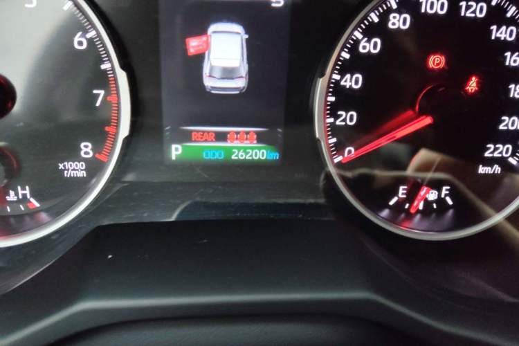 Used Toyota Wildlander 2022 Updated Version 2.0L CVT Two-Wheel Drive Leading Edition Odometer Close Up