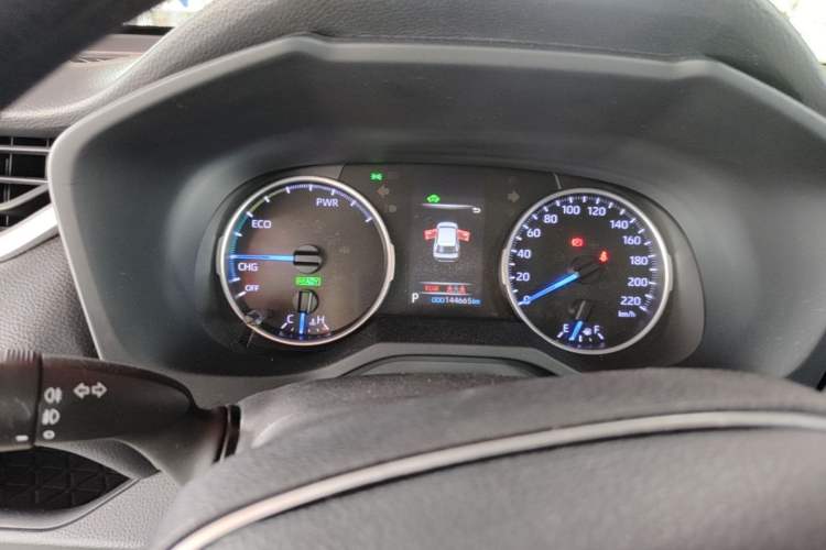 Used Toyota Wildlander 2022 Dual-Engine 2.5L E-CVT Two-Wheel Drive Luxury Edition Odometer Close Up