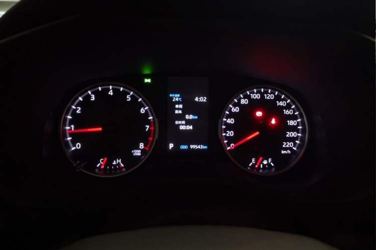 Used Toyota Wildlander 2022 2.0L CVT Two-Wheel Drive Luxury PLUS Edition Odometer Close Up