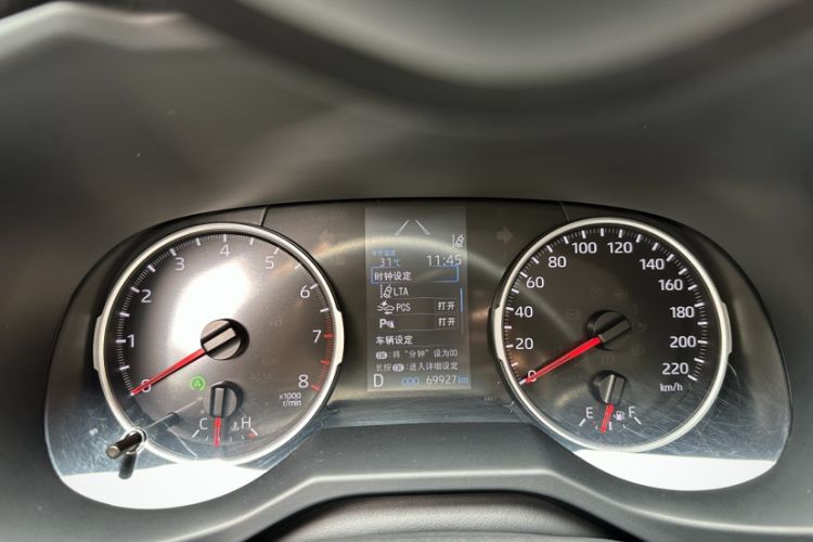 Used Toyota Wildlander 2022 2.0L CVT Two-Wheel Drive Luxury Edition Odometer Close Up