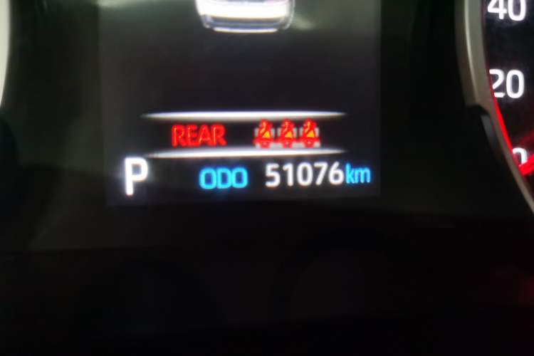 Used Toyota Wildlander 2022 2.0L CVT Two-Wheel Drive Luxury Edition Odometer Close Up