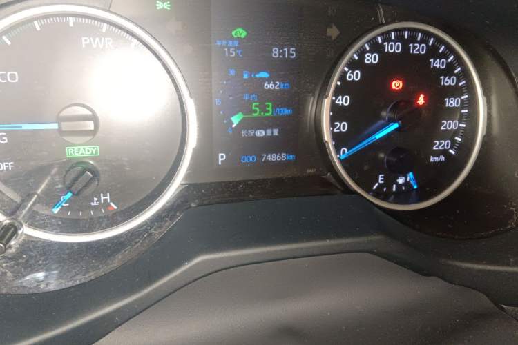 Used Toyota Wildlander 2022 Dual-Motor 2.5L E-CVT 4x4 Luxury PLUS Edition Odometer Close Up