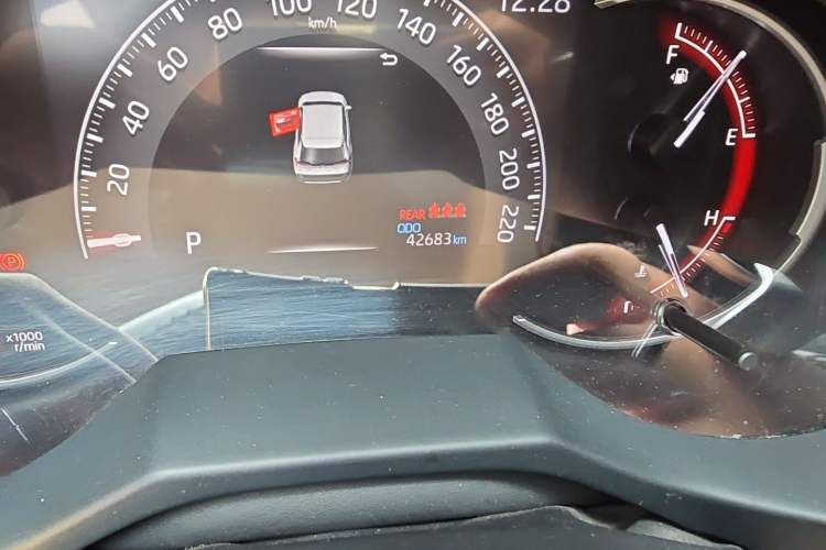 Used Toyota Wildlander 2022 2.0L CVT Four-Wheel Drive Premium Edition Odometer Close Up