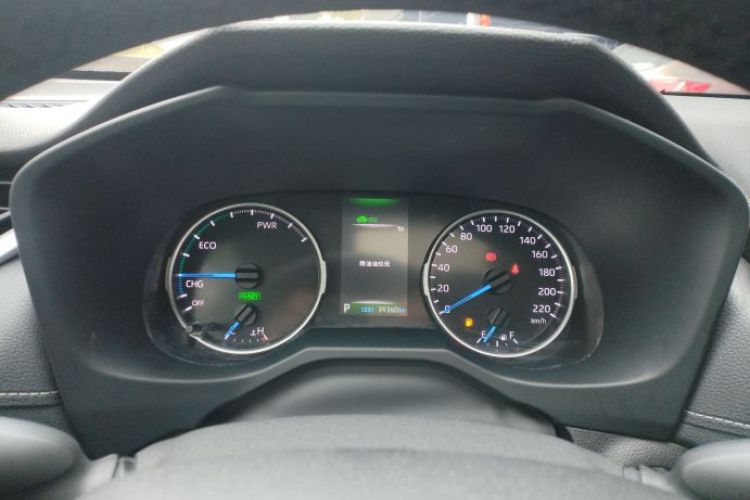 Used Toyota Wildlander 2022 Dual-Engine 2.5L E-CVT Two-Wheel Drive Prestige Edition Odometer Close Up