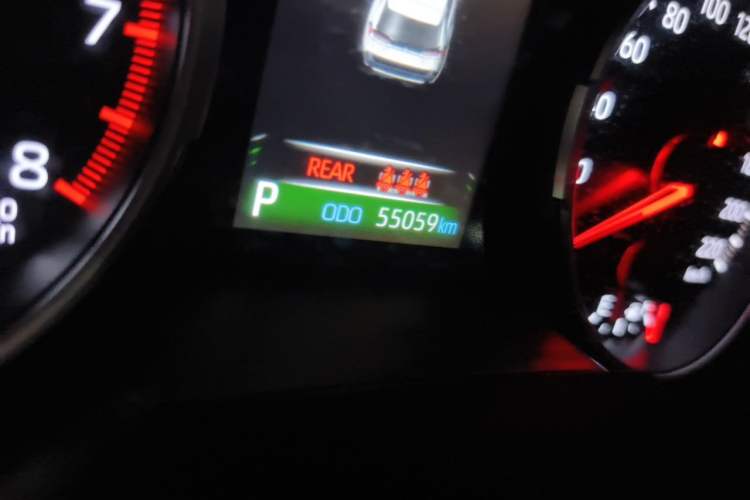 Used Toyota Wildlander 2022 2.0L CVT Two-Wheel Drive Luxury Edition Odometer Close Up