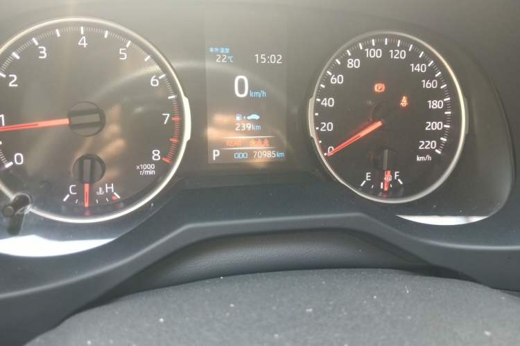 Used Toyota Wildlander 2022 2.0L CVT Two-Wheel Drive Luxury PLUS Edition Odometer Close Up