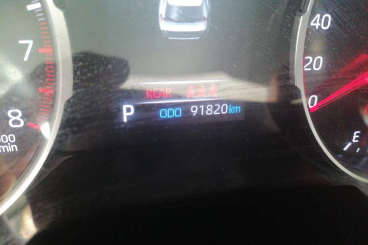 Used Toyota Wildlander 2022 2.0L CVT Two-Wheel Drive Leading Edition Odometer Close Up