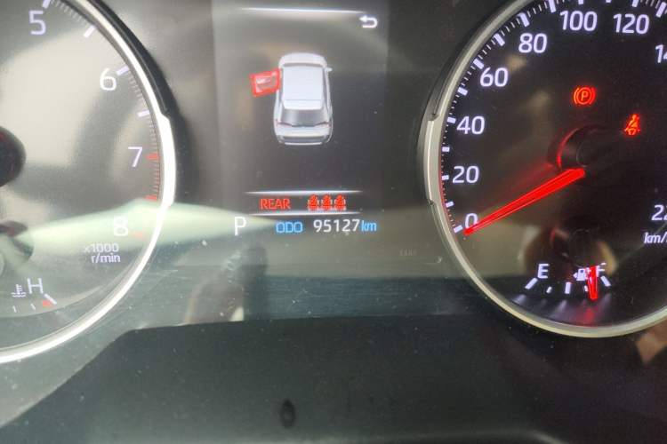 Used Toyota Wildlander 2022 2.0L CVT 4x4 Luxury PLUS Edition Odometer Close Up