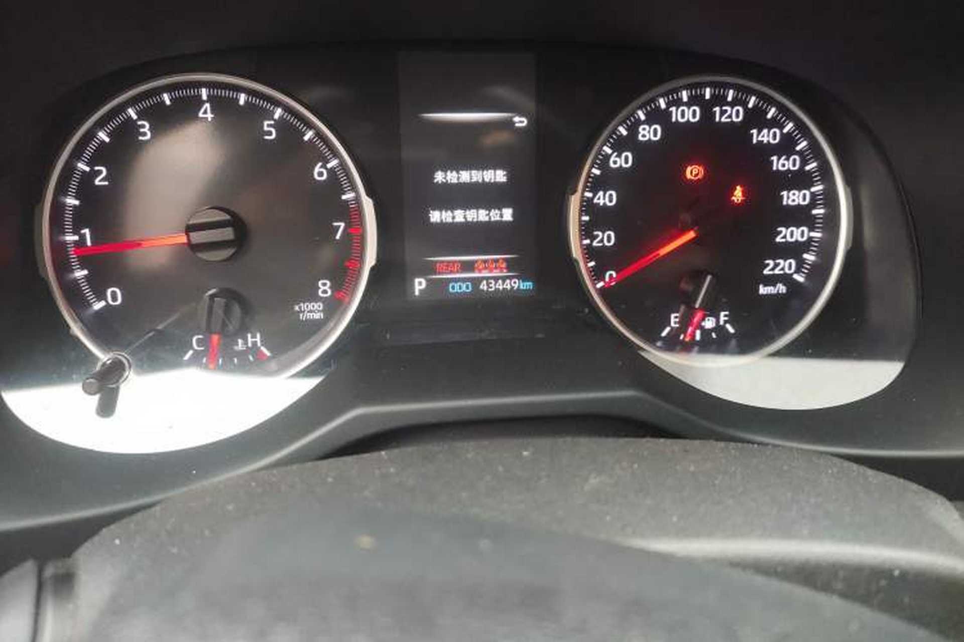 Used Toyota Wildlander 2022 2.0L CVT Two-Wheel Drive Luxury PLUS Edition Odometer Close Up