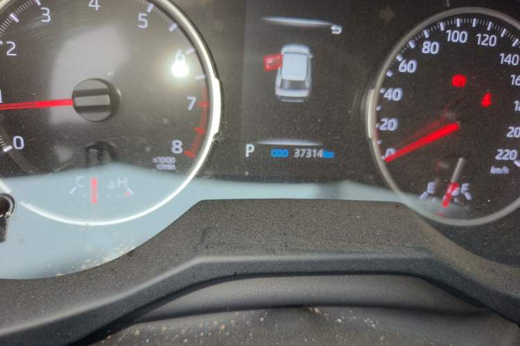 Used Toyota Wildlander 2022 Updated Version 2.0L CVT Two-Wheel Drive Leading Edition Odometer Close Up