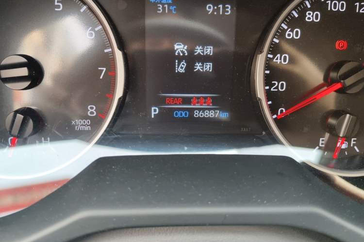 Used Toyota Wildlander 2022 2.0L CVT Two-Wheel Drive Luxury PLUS Edition Odometer Close Up