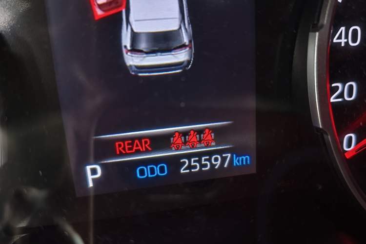Used Toyota Wildlander 2022 2.0L CVT Two-Wheel Drive Luxury PLUS Edition Odometer Close Up