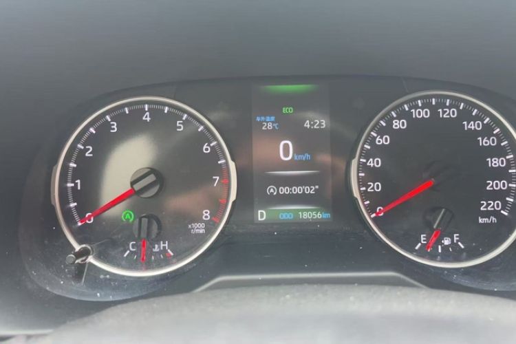 Used Toyota Wildlander 2023 2.0L CVT Two-Wheel Drive Leading Edition Odometer Close Up