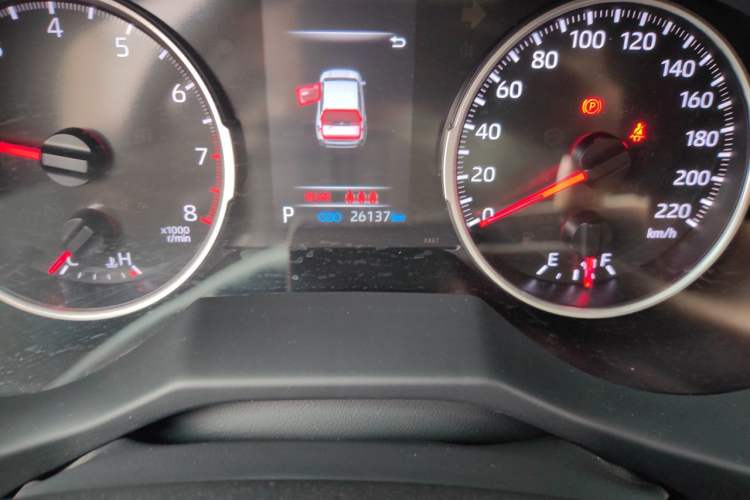 Used Toyota Wildlander 2023 2.0L CVT Two-Wheel Drive Leading Edition Odometer Close Up