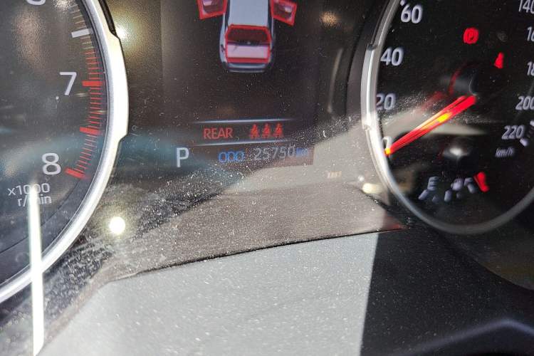 Used Toyota Wildlander 2023 2.0L CVT Two-Wheel Drive Leading Edition Odometer Close Up